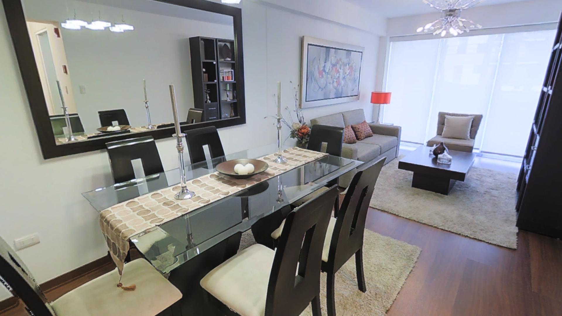 Recorrido virtual 360 de un departamento decorado de Belorama, Jesús María