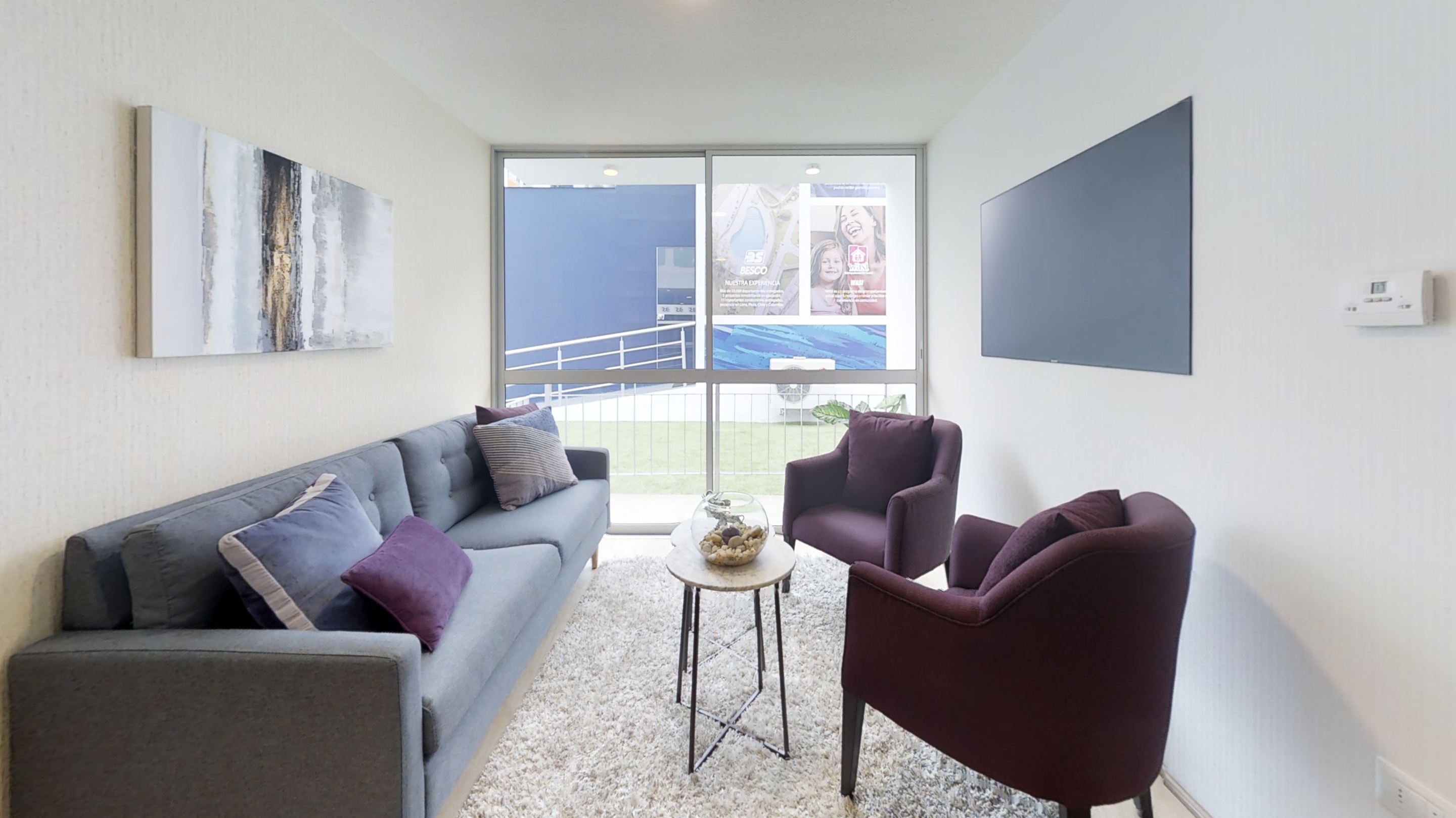 Recorrido virtual 360 de un departamento decorado de Las Palmas, Chorrillos