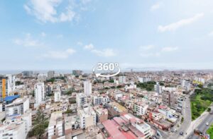 Vista aérea 360° con dron de La Marina 3420, Evergran Inmobiliaria
