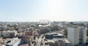 Vista aérea 360° con dron de Unity Park, Inmobiliaria Imagina