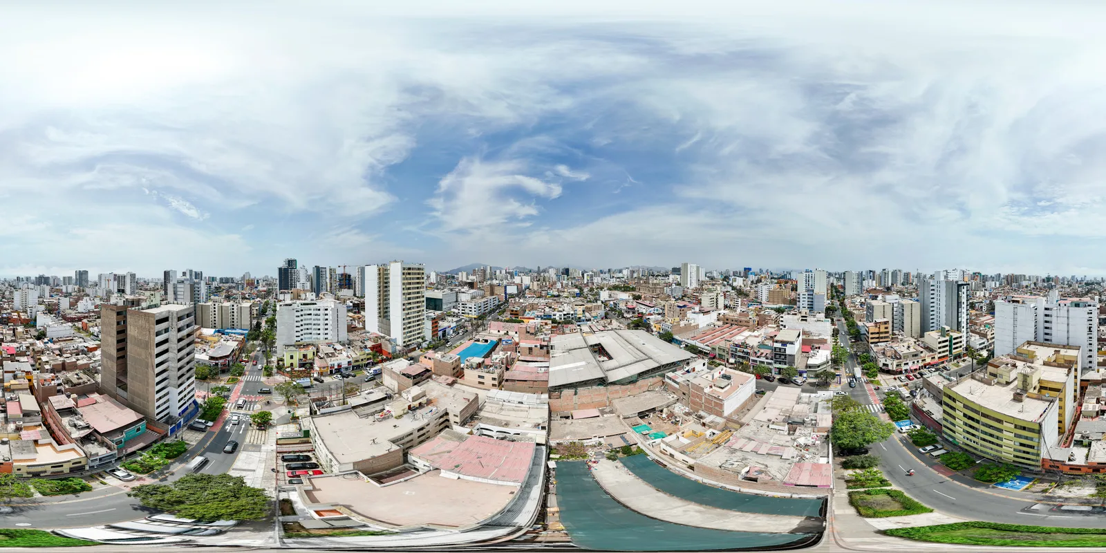 Vista aérea 360° de Girasol, Abril Grupo Inmobiliario: Azotea