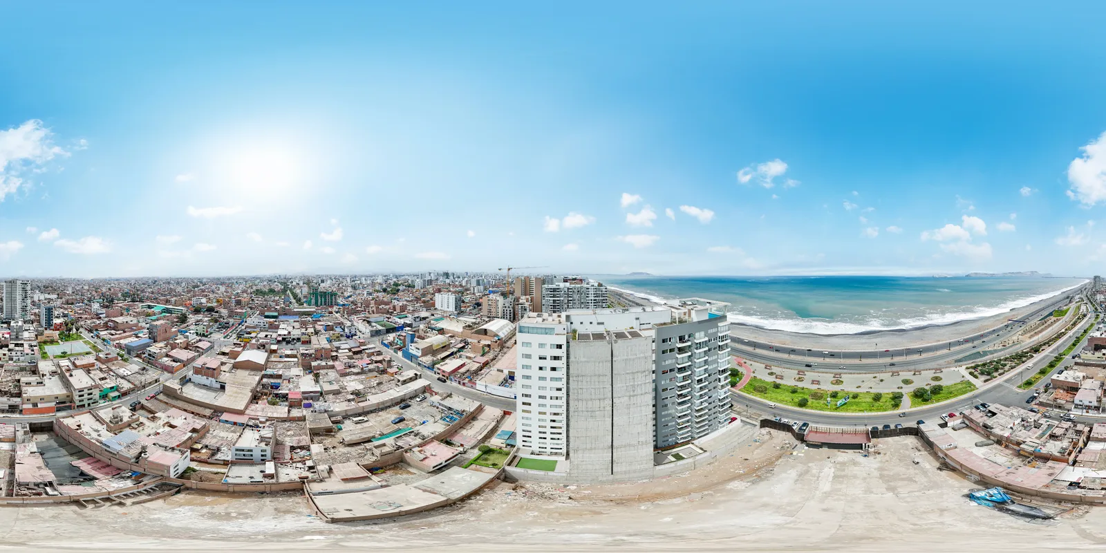 Vista aérea 360° de Ocean Breeze, Inmobiliaria Imagina: Azotea