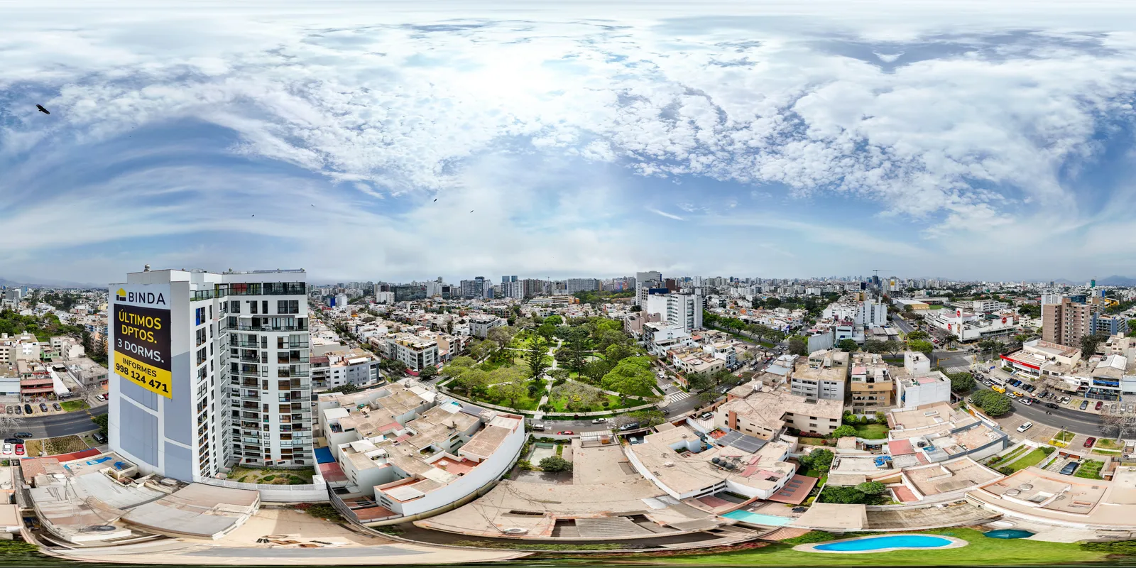 Vista aérea 360° de ONE, Inmobiliaria Imagina: Piso 17